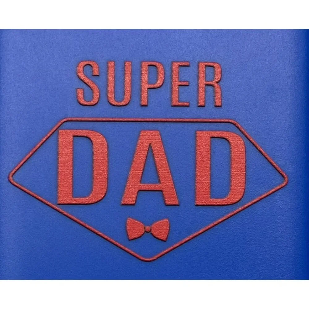 Way to Celebrate Super Dad Blue Power Bank -NEW Sealed in Box
